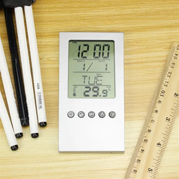 Electronic Transparent Perpetual Calendar Pen Holder