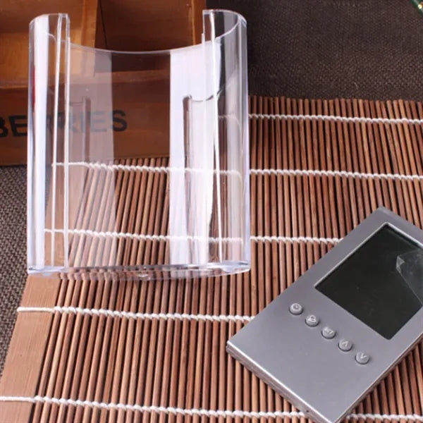 Electronic Transparent Perpetual Calendar Pen Holder