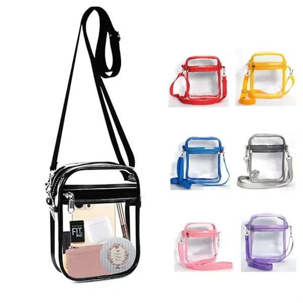 Stadium Approved Clear Crossbody Bag for Events