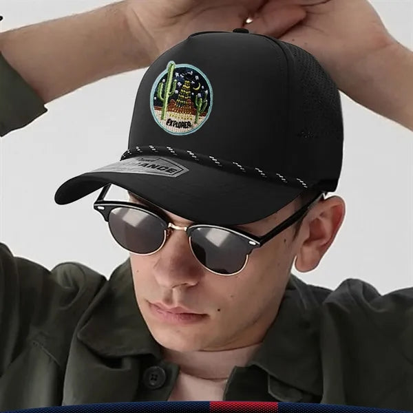 Quesille Perforated Performance Rope Cap