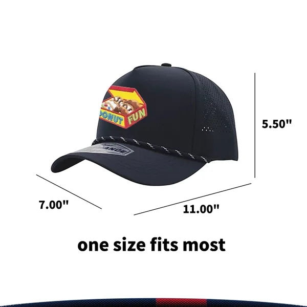 Quesille Perforated Performance Rope Cap
