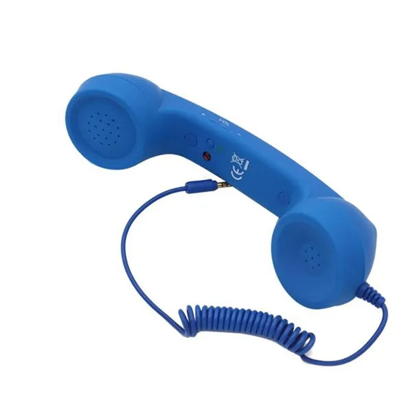 Headphones Headset Mobile Phone Receiver Retro Microphone