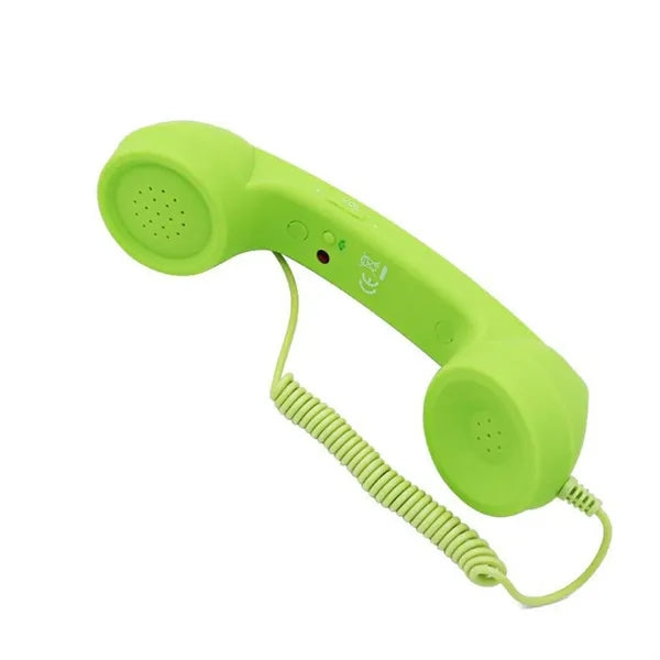 Headphones Headset Mobile Phone Receiver Retro Microphone