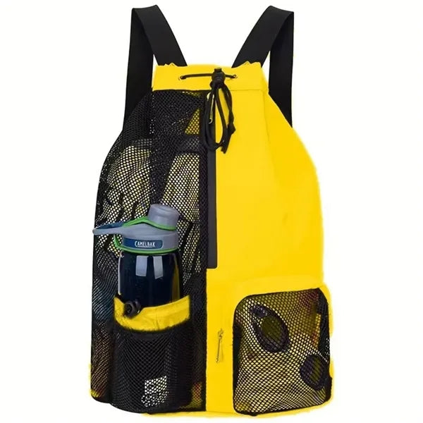 Lightweight mesh swimming backpack
