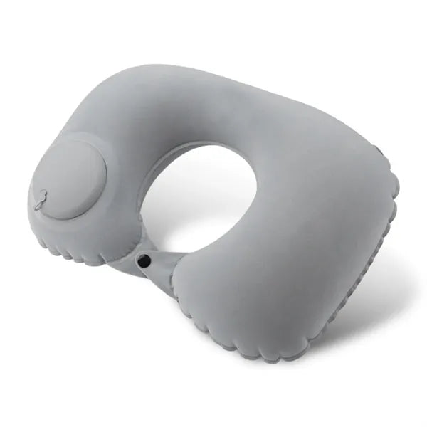 Soft flocked U-shaped travel pillow