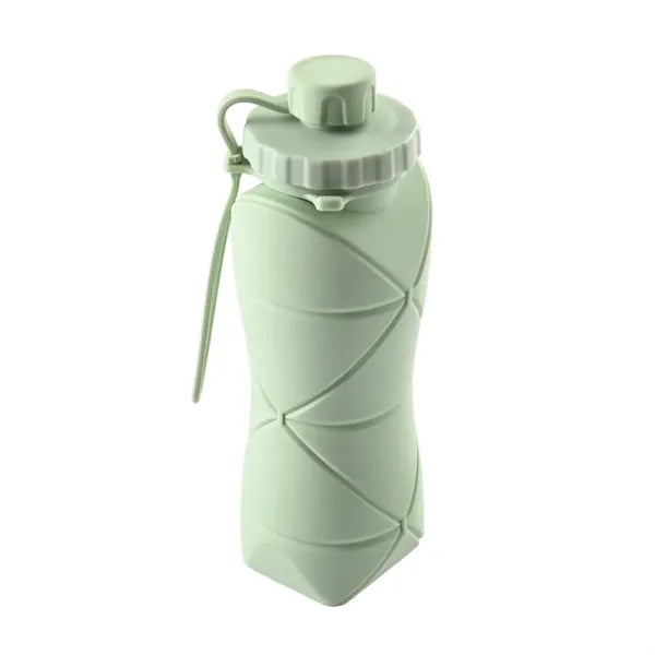 Foldable silicone water bottle