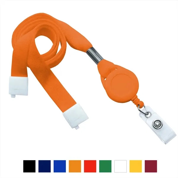 5/8" Tube Polyester Lanyard with Breakaway (Badge Reel)