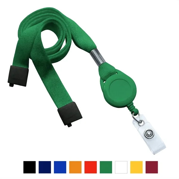 5/8" Tube Polyester Lanyard with Breakaway (Badge Reel)