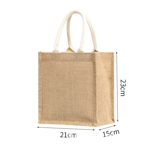 Burlap Gift Tote Jute Bag Handbag