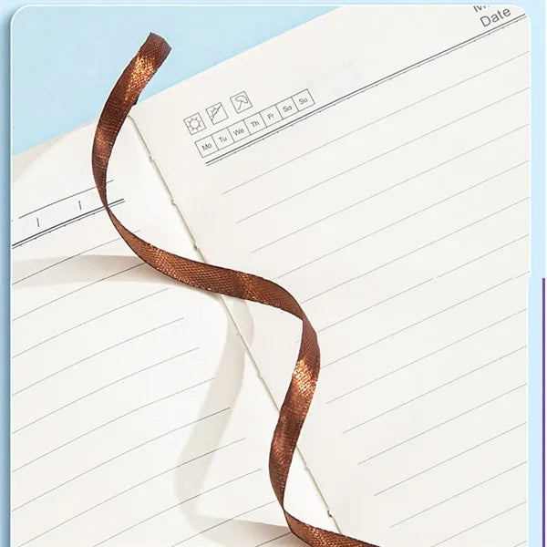 PU Leather Journal Notebook w/ Stylus Metal Ballpoint Pen