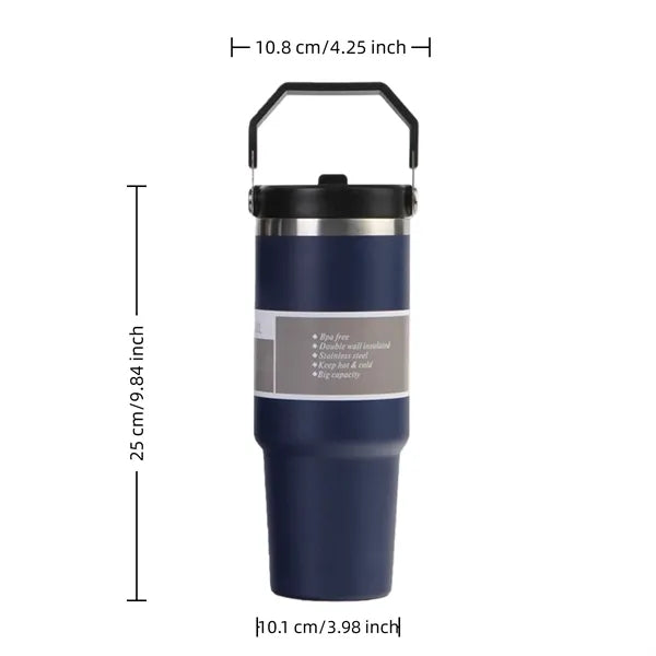 30oz Vacuum Insulated Tumbler with Dual Drink Lid