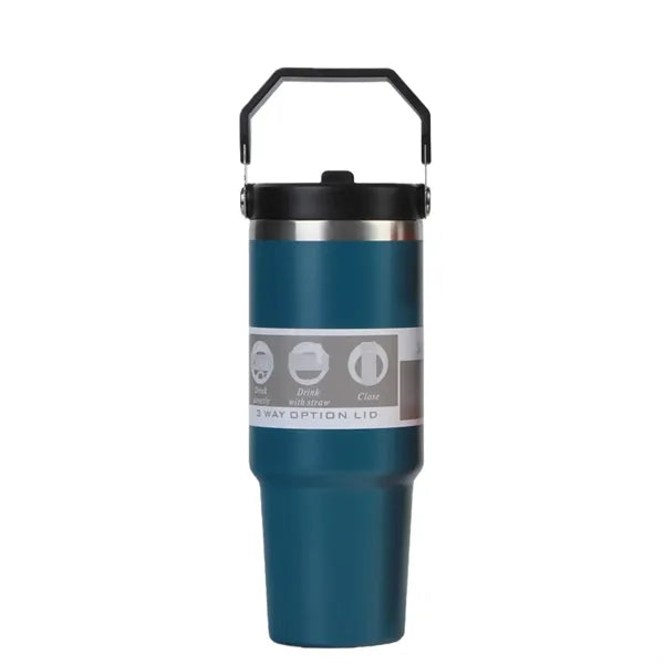 30oz Vacuum Insulated Tumbler with Dual Drink Lid