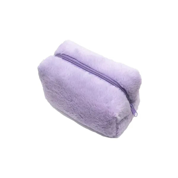 Plush Pencil and Makeup Pouch