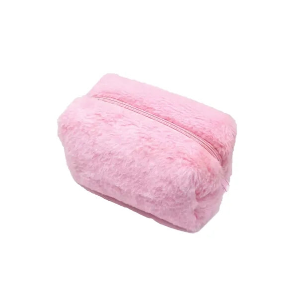 Plush Pencil and Makeup Pouch