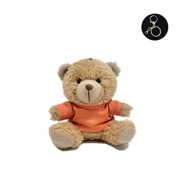 Mini Plush Bear Keychain
