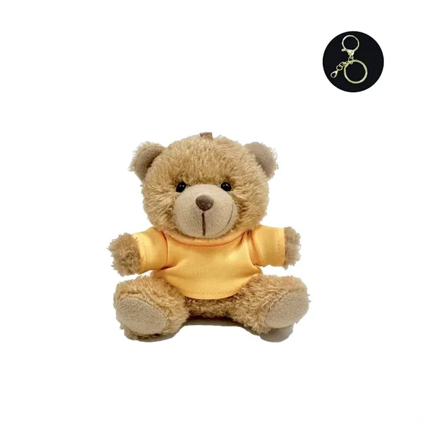Mini Plush Bear Keychain