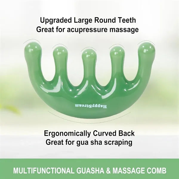 Premium Resin Scalp Massage Tool Head Massager