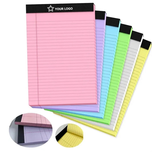 Tearable Multi-Color Perforated Lined Notepad