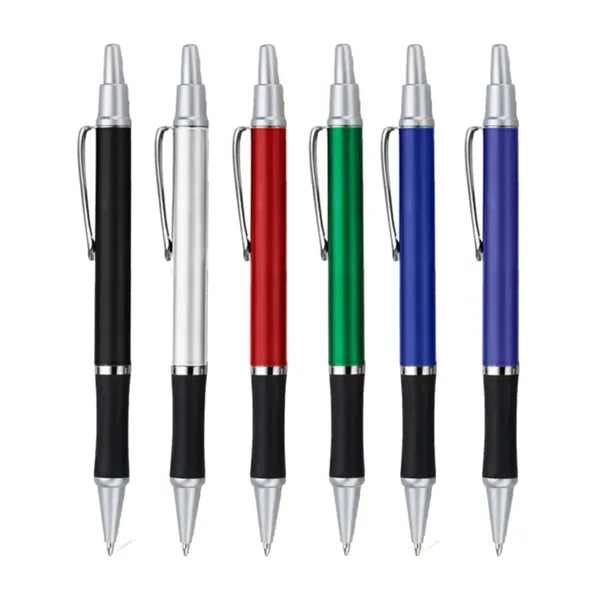 Union Printed - Silvio Click Pen with Black Rubber Grip