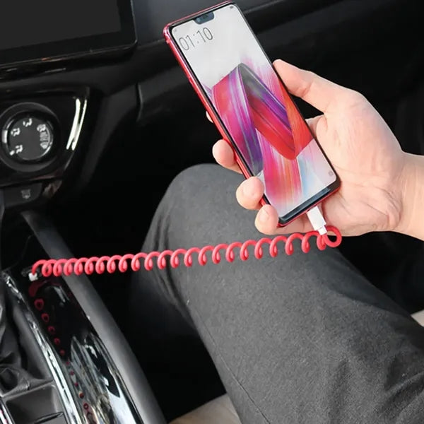 Spring Fast Charging Data Cable Six-In-One Storage Box