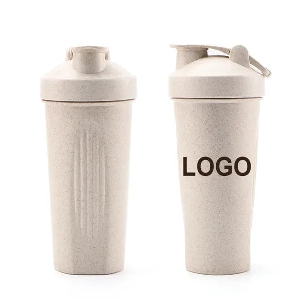 20OZ Wheat Straw Protein Shaker Bottle