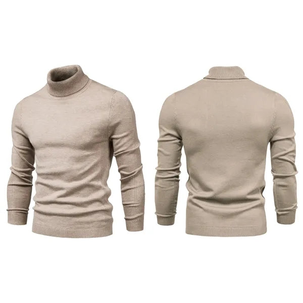 Men's Knitted Turtleneck Sweater,multi colors