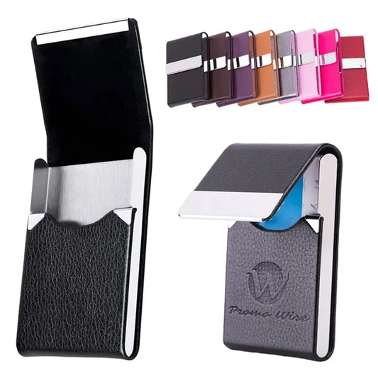 Magnetic Buckle Large Capacity Advertising Business Card Box