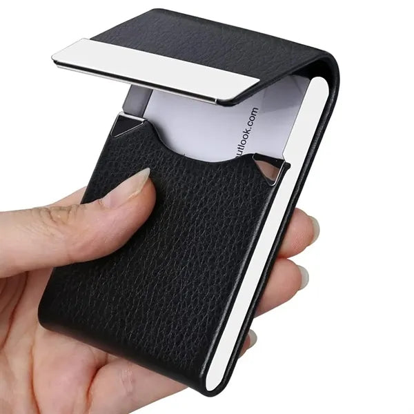 Magnetic Buckle Large Capacity Advertising Business Card Box