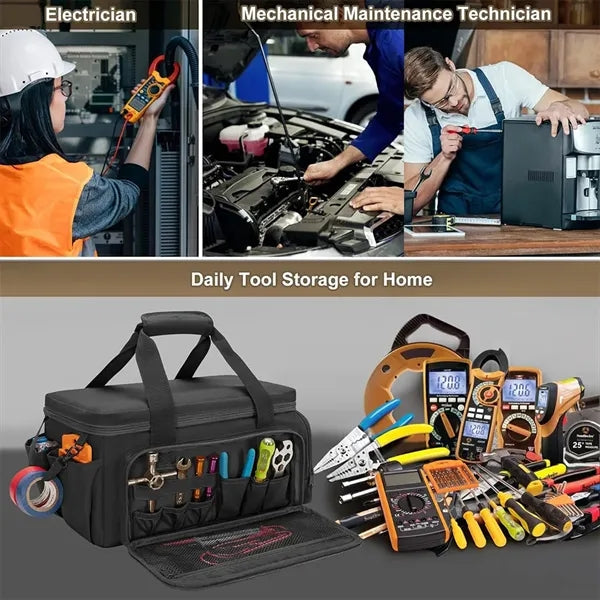 Large Capacity Polyester Tool Bag With Multi Pocket