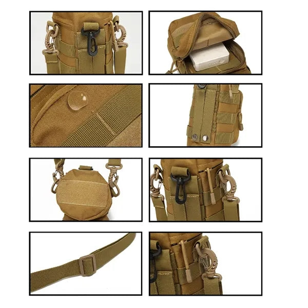 Oxford Cloth Water Bottle Bag With Multi Functional