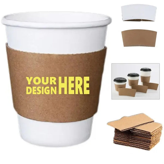 Disposable Paper Sleeves for Coffee Cups