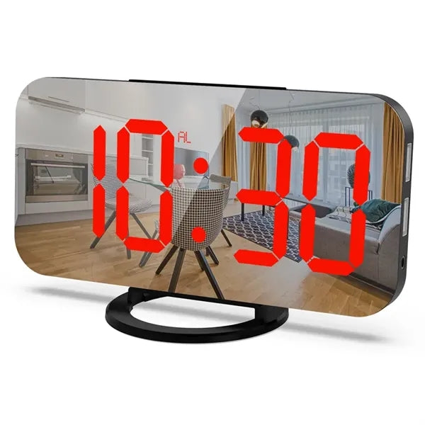Digital Alarm Clock with LED Display and Snooze Function