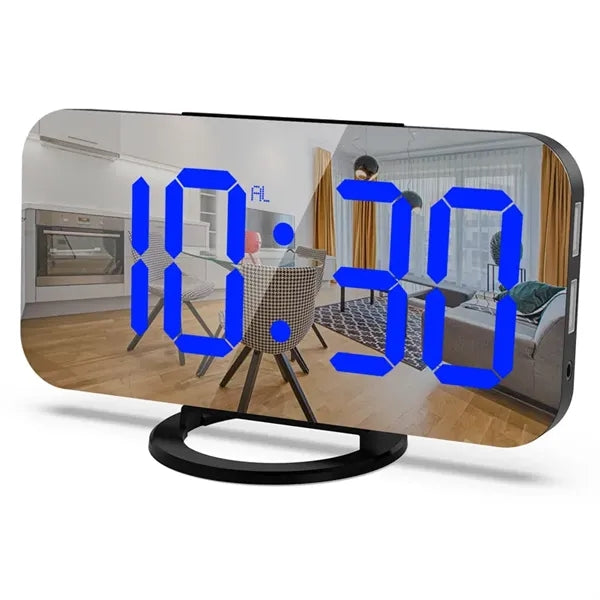 Digital Alarm Clock with LED Display and Snooze Function