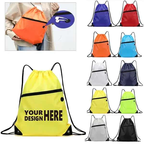 Lightweight Polyester Drawstring Bag