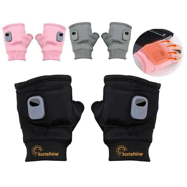 Portable Smart Thermostatic Electric Heated Gloves