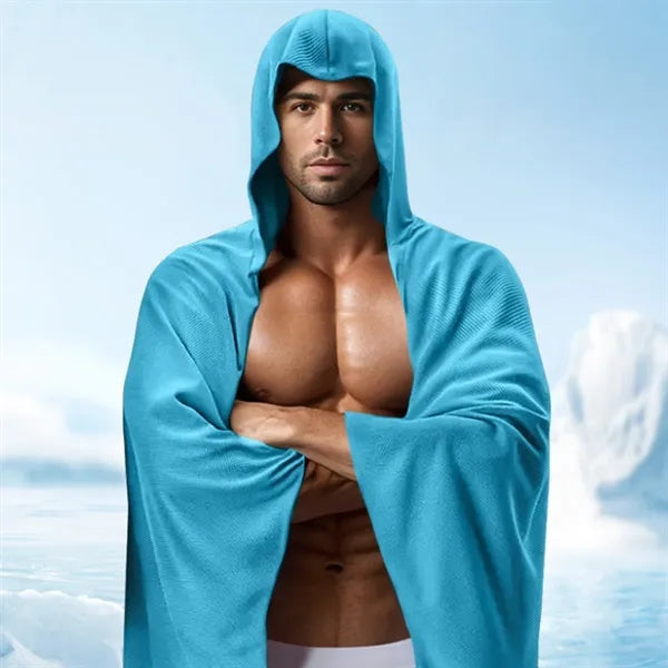 Fitness Hooded Quick-Dry Cooling Towel Soft Water-Absorbing