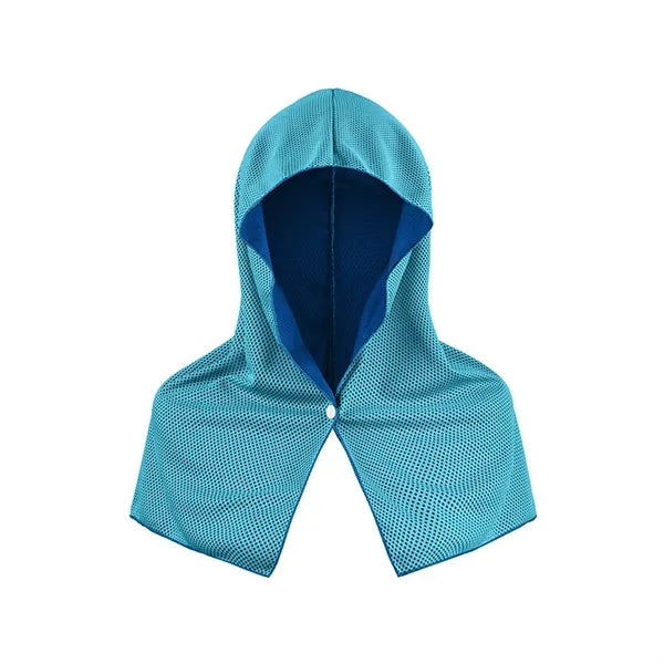 Outdoor Sun Protection Quick-Drying U-Shaped Hooded Towel