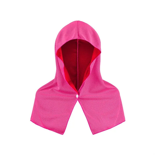 Outdoor Sun Protection Quick-Drying U-Shaped Hooded Towel