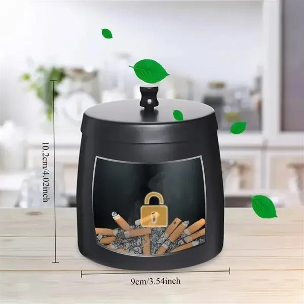 Removable Ashtray with Lid for Cigarettes