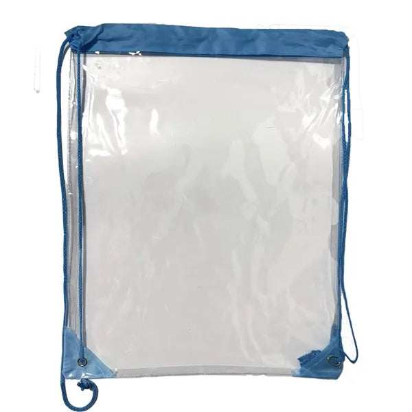 Clear Drawstring Backpack ( 12" W x 12" H)