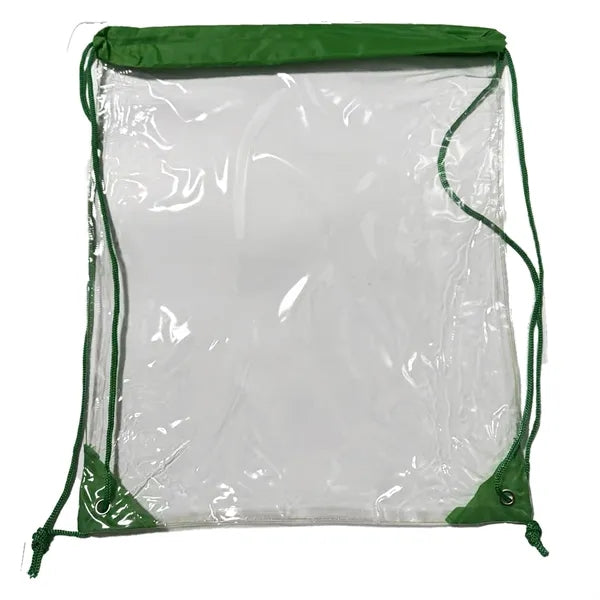 Clear Drawstring Backpack ( 12" W x 12" H)
