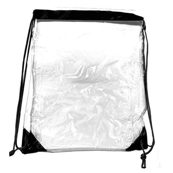 Clear Drawstring Backpack ( 12" W x 12" H)