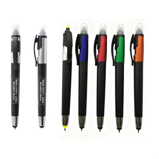 Multi-Color Stylus Highlighter Pen for Touchscreens