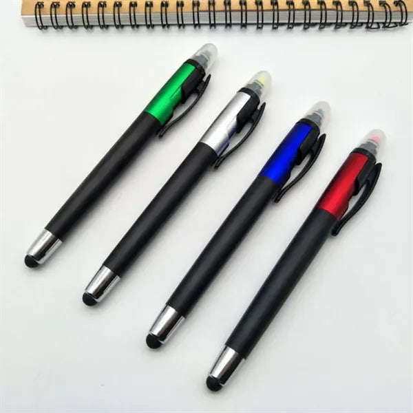 Multi-Color Stylus Highlighter Pen for Touchscreens