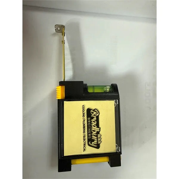 5-in-1 Square Steel Tape Measure with Notepad Pen