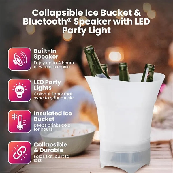 LED Bluetooth Speaker Ice Bucket