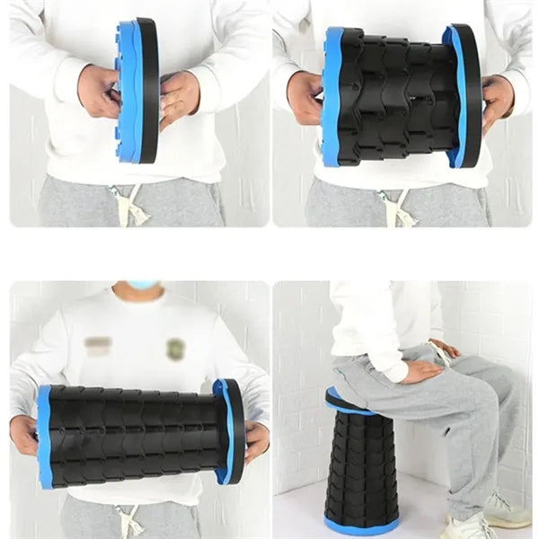 Portable folding stool lightweight sturdy for camping hiking