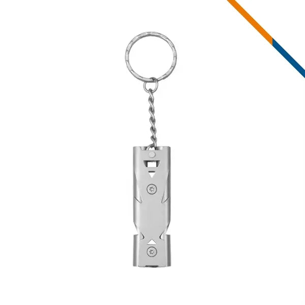 Sirevz Double Tubes Safety Whistle Keychain