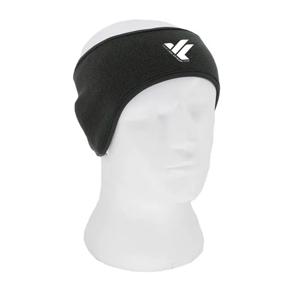 Fleece headband with ear flaps for sports, running, cycling