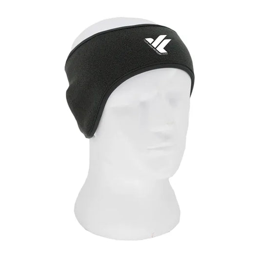 Fleece headband with ear flaps for sports, running, cycling